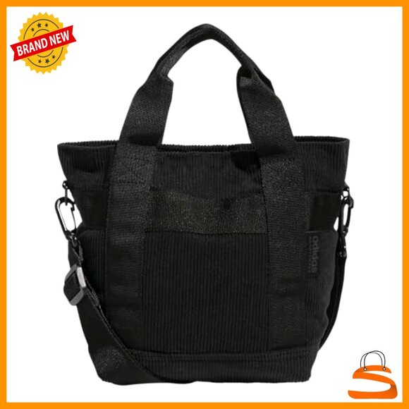 Small Mini Tote Bag with Adjustable Crossbody Strap, Durable Polyester